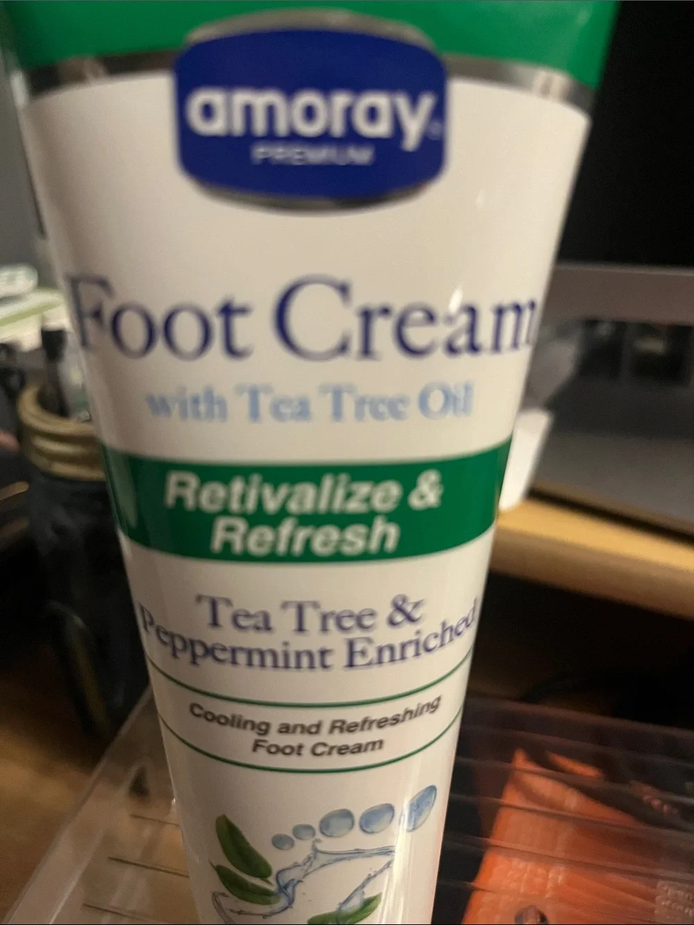 Amoray Foot Cream Duo - Green: Tea Tree & Blue: Shea Butter